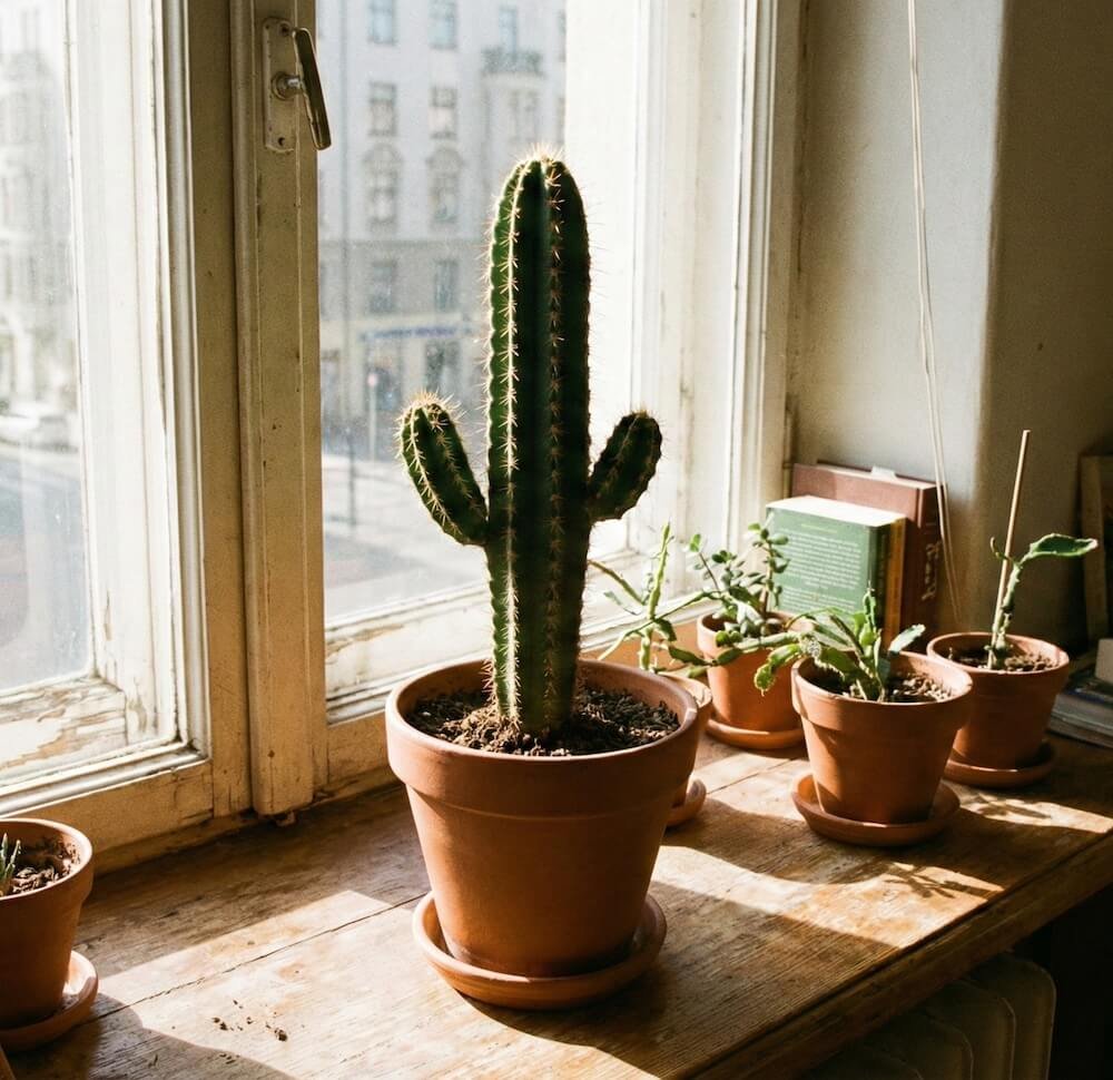 Jaunas saguaro kaktusas