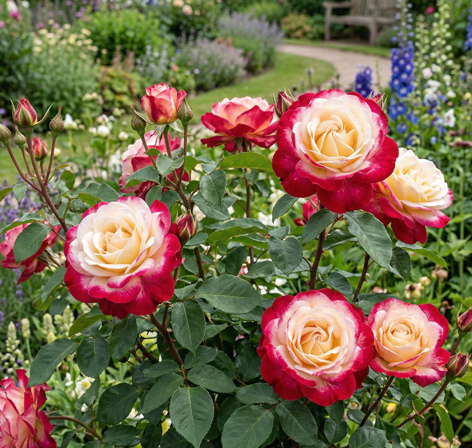 Rožė 'Double Delight'