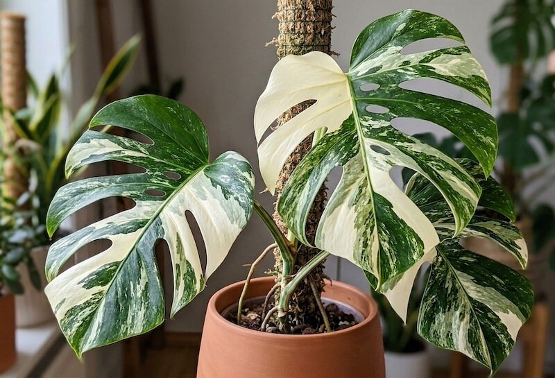 Monstera deliciosa 'Albo Borsigiana'