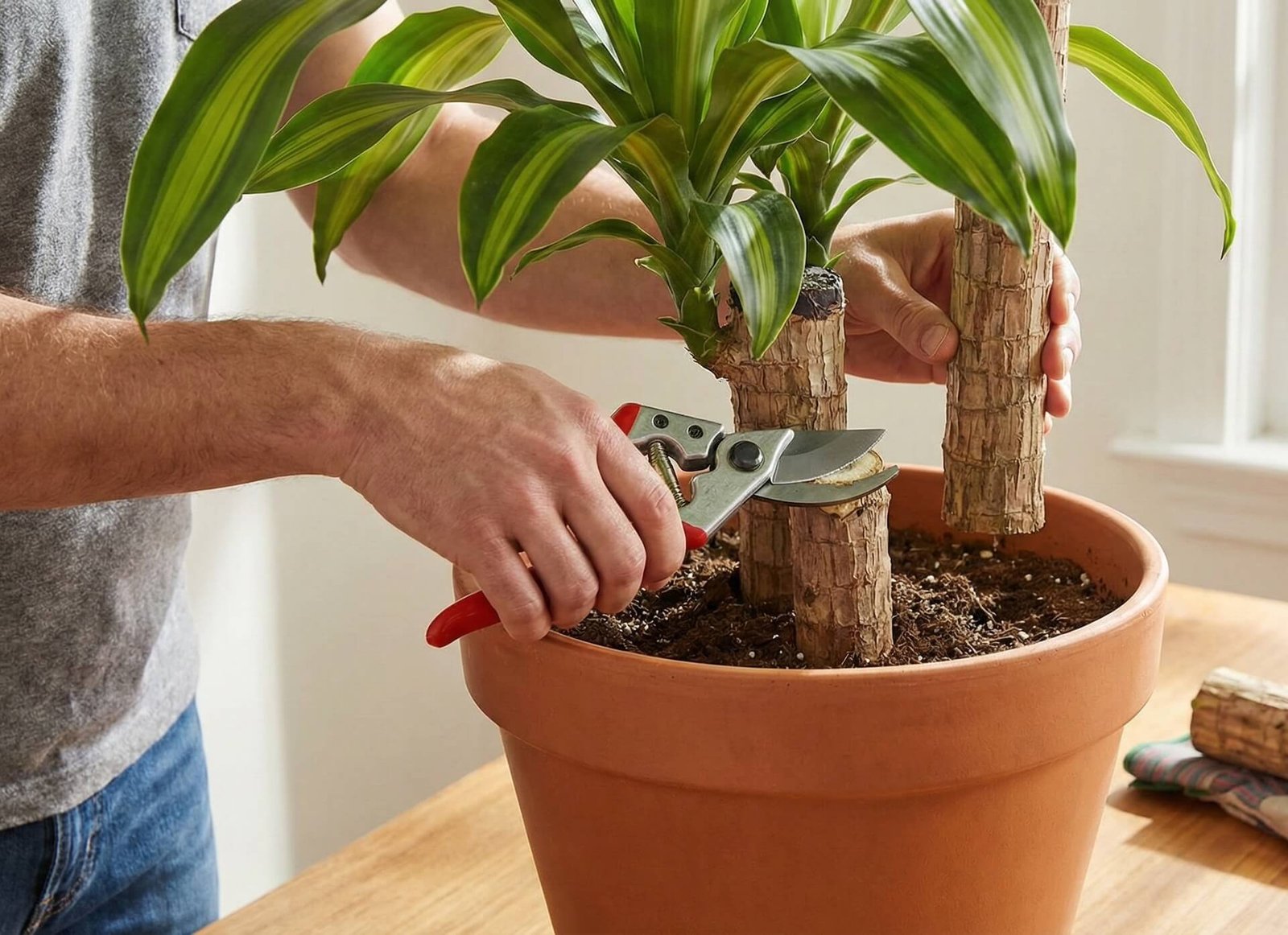 Dracenos atnaujinimas, 4 būdai, kaip ją išgelbėti