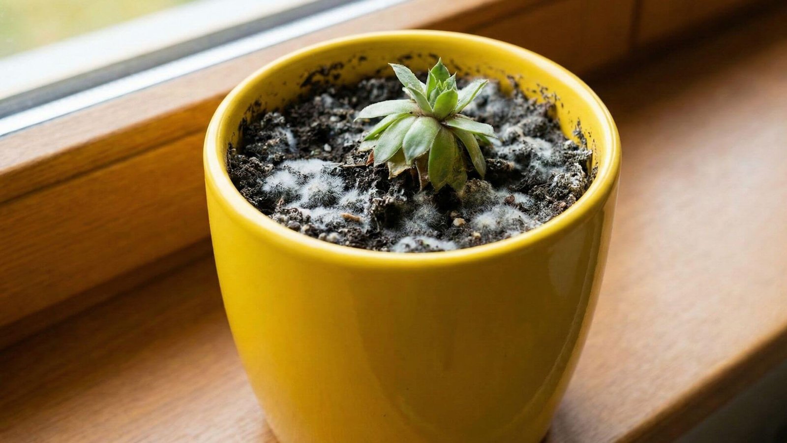 Pelėsis vazone, kodėl žemė pabalo ir 4 būdai jį įveikti