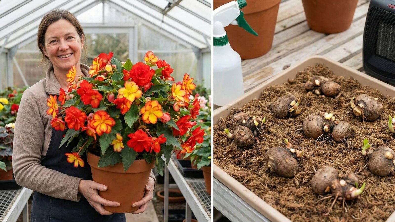 Begonija, 3 taisyklės sėkmingam gumbų žadinimui