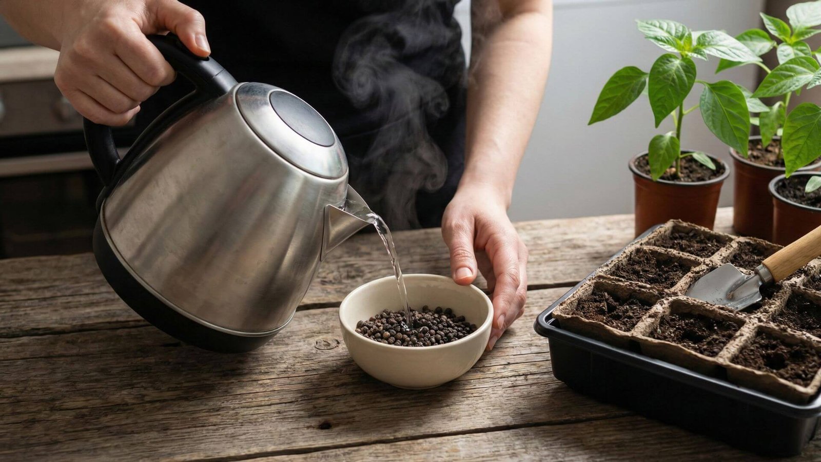 Paprikos sudygo per 5 paras, triukas su karštu vandeniu, kurį privalote išbandyti