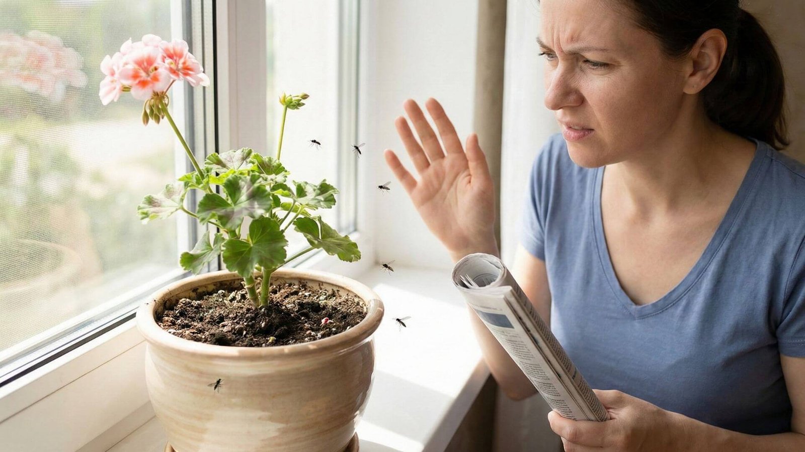 Muselės gėlėse, 3 praktiniai patarimai kaip naikinti naminėm priemonėm