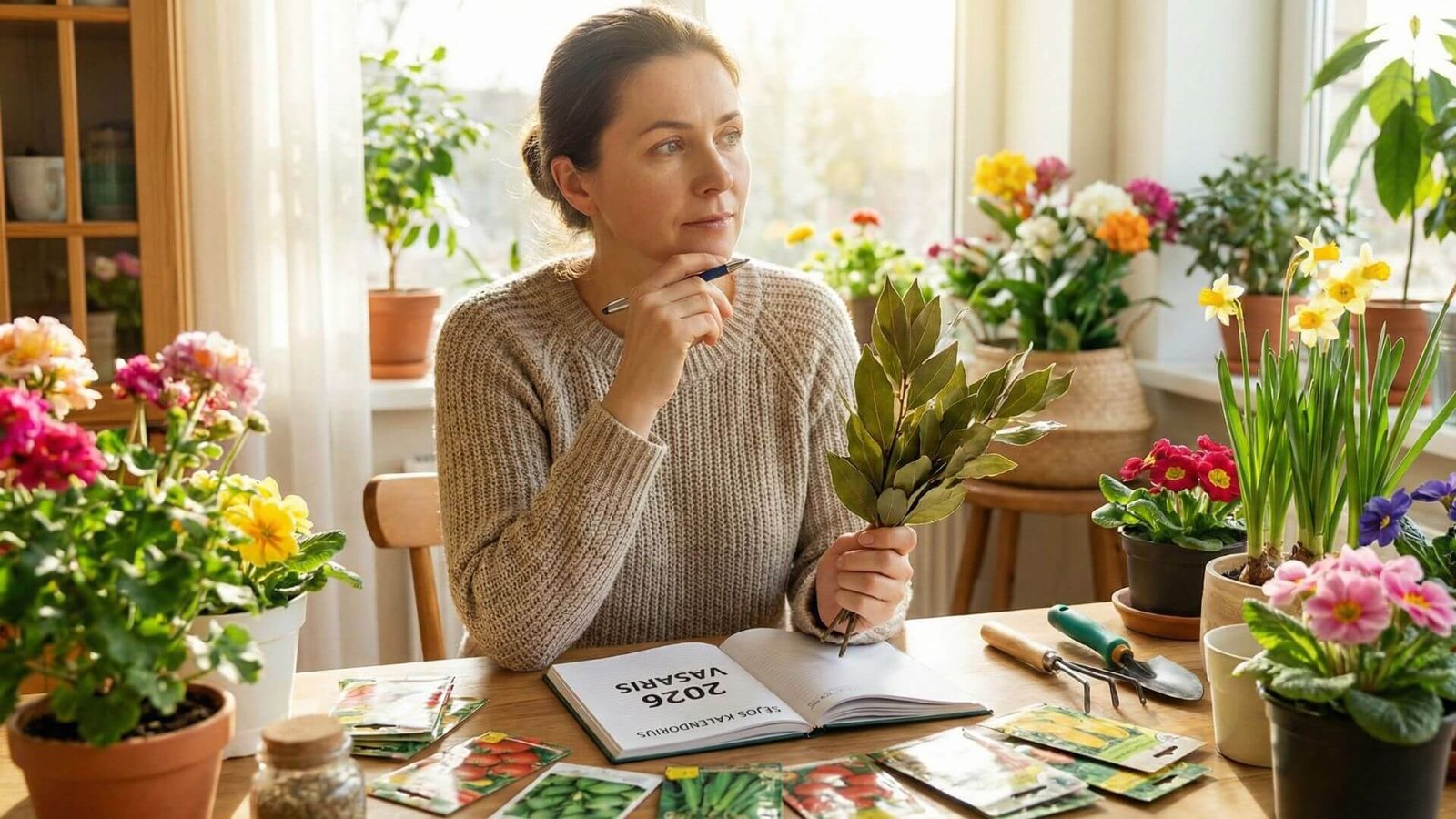 Sėjos kalendorius 2026 vasaris, palankios dienos ir ko nepamiršti