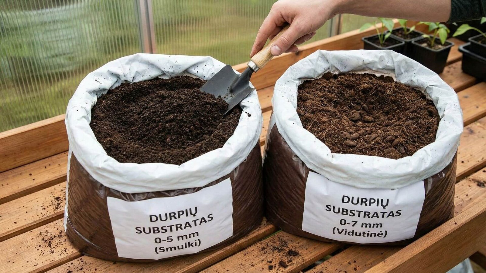 Kokį durpių substratą rinktis (0-5 mm), kad sėklos nesupūtų? Ir kodėl būtinas perlitas?