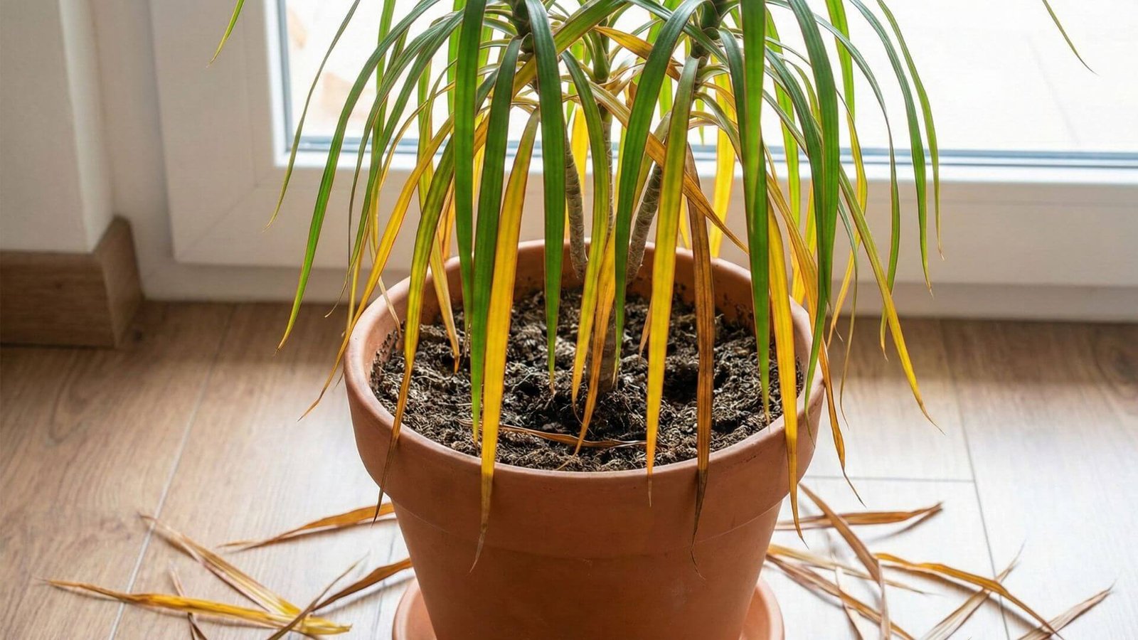 Dracena, gelsta ir krenta lapai, perlaistymas ar kenkėjai?