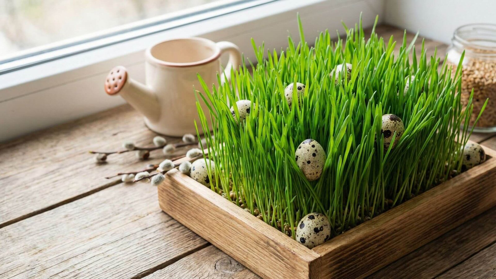 Kviečių želmenys Velykoms, ką reikia žinoti apie auginimą ir priežiūrą