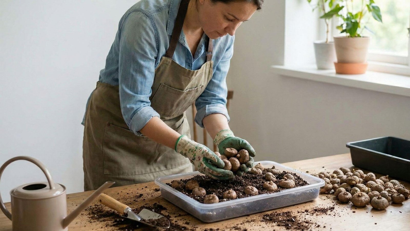 Begonijų gumbų sodinimas daiginimui, instrukcija ir patarimai