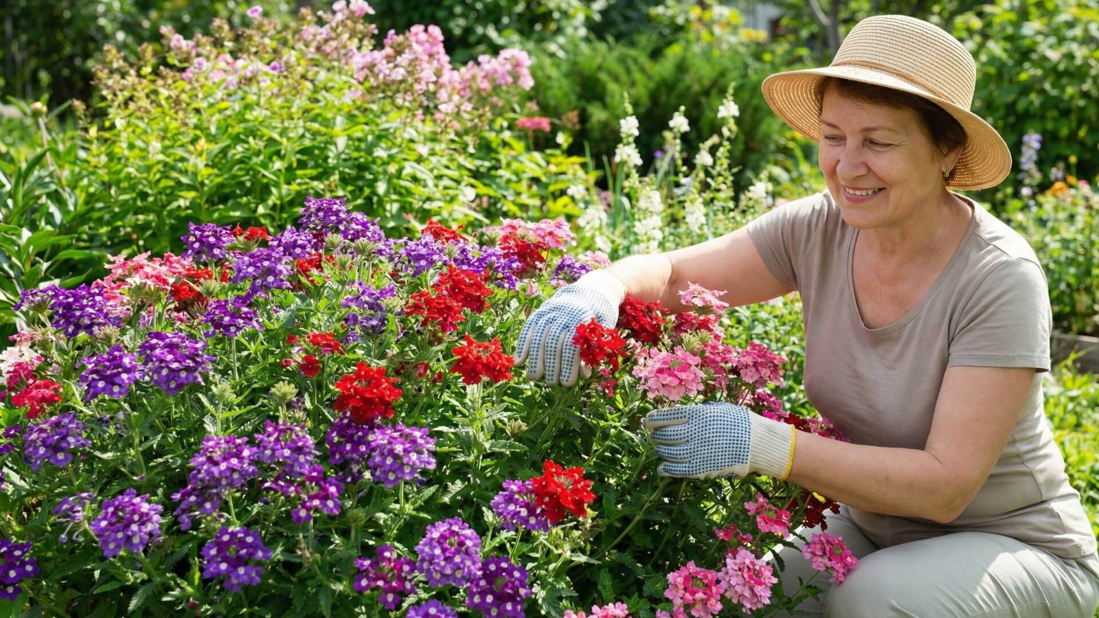 Darželinė verbena, kaip sėkmingai auginti šiais metais?
