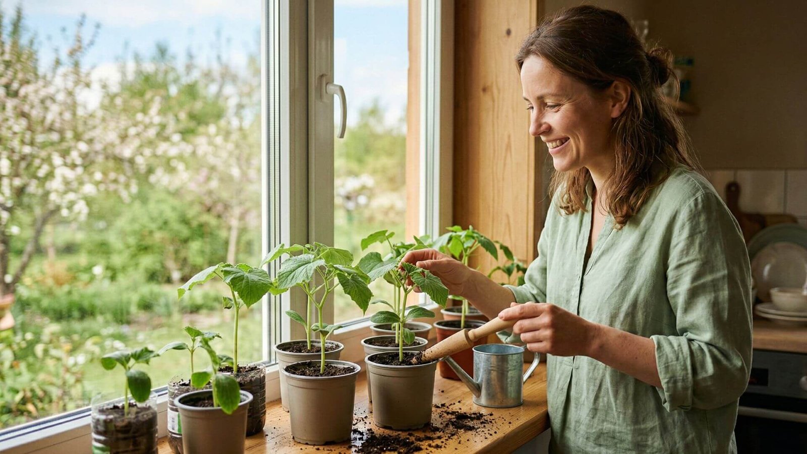 Agurkai ant palangės ar balkone - 3 veislės šiems metams