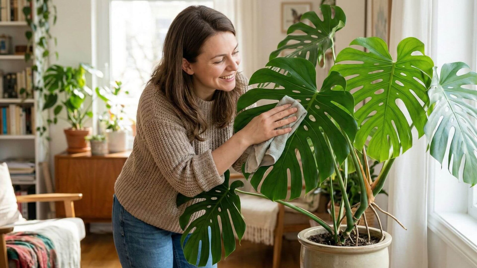 Monsteros priežiūra namuose, 5 praktiniai patarimai