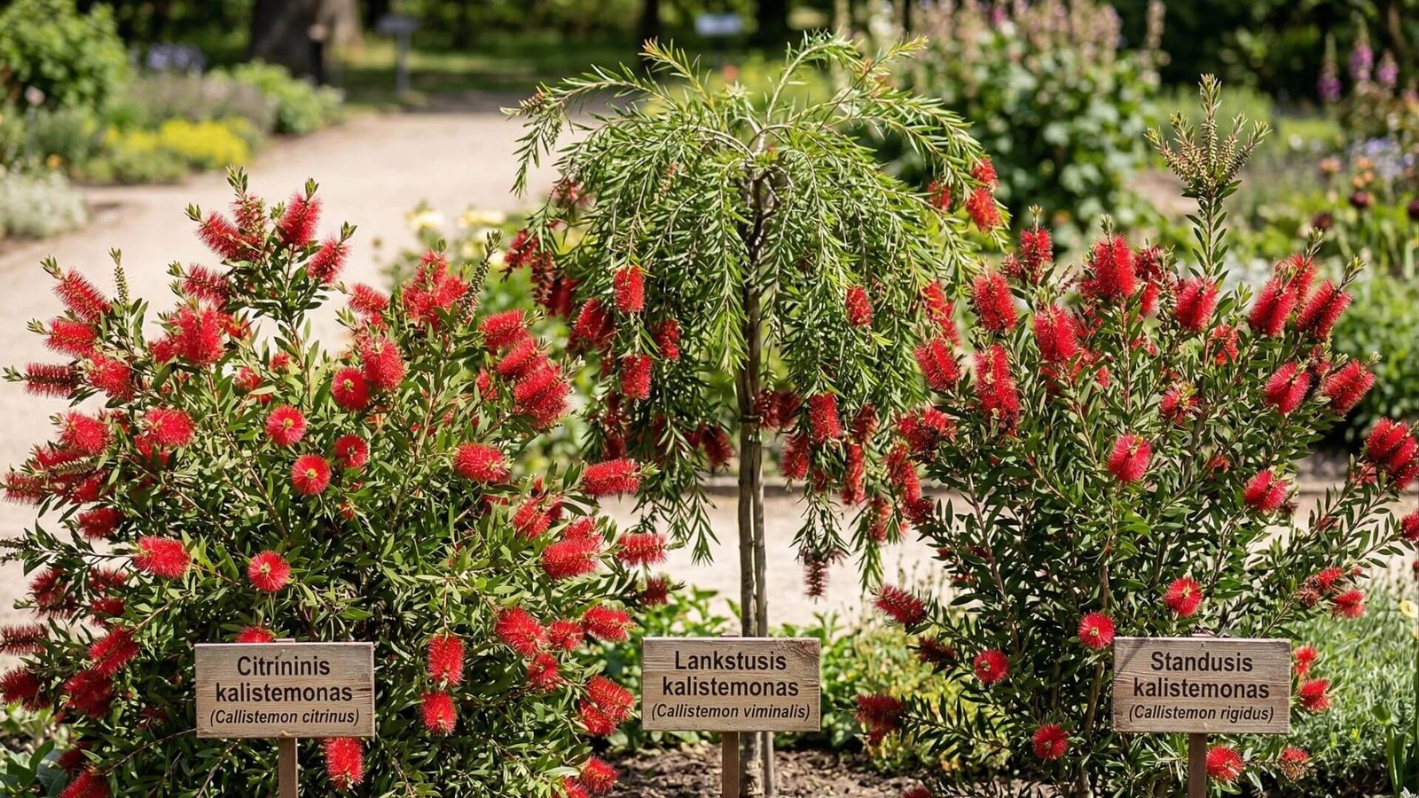 Kalistemonas (Callistemon) citrininis, lankstusis ar standusis?