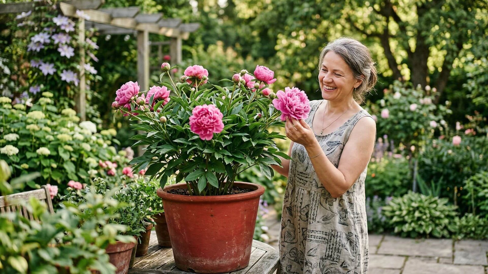 Bijūnas vazone, kaip sodinti ir sėkmingai auginti?