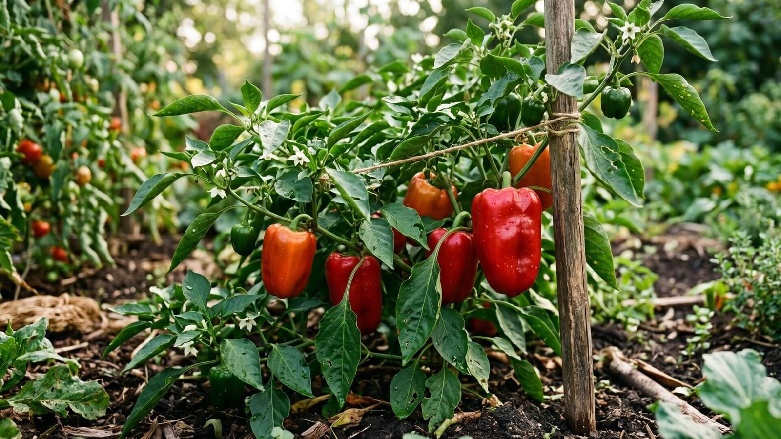 Paprikų auginimas - gidas šiltnamiui, laukui ir namams