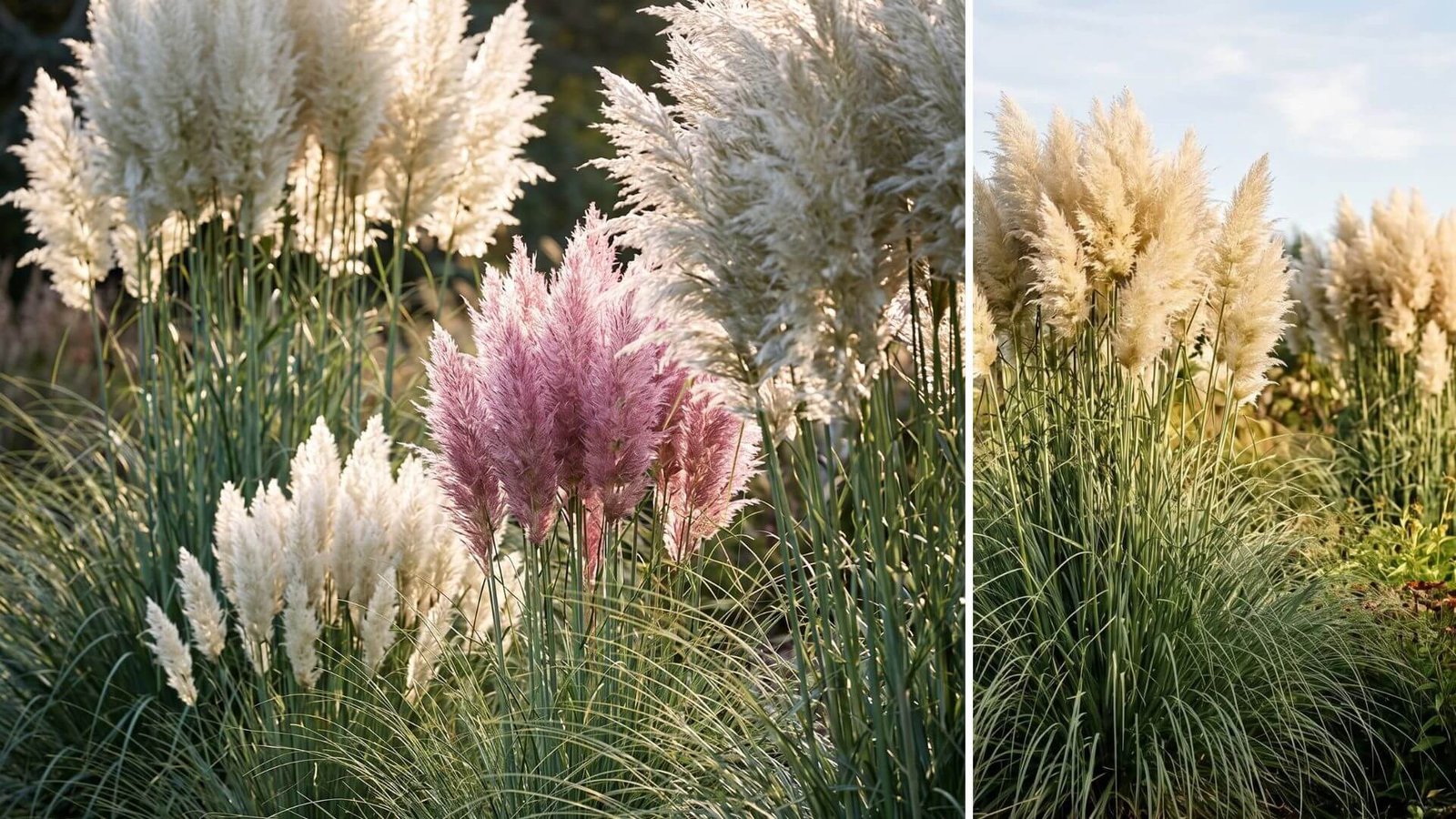 Kortaderija (pampų žolė): veislės, priežiūra [apžvalga]