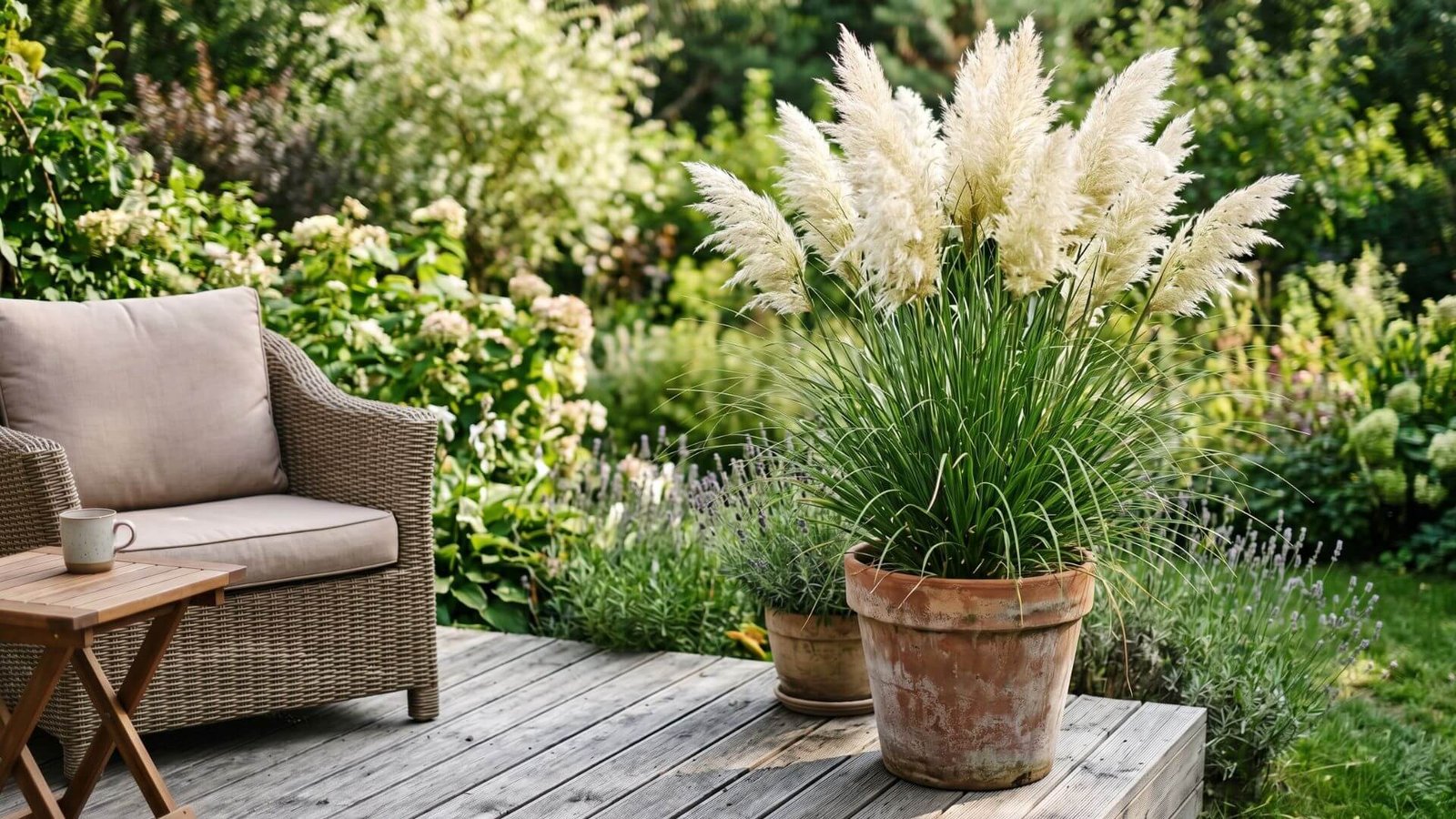 Kortaderijos (pampų žolės) auginimas vazone, ką reikia žinoti?